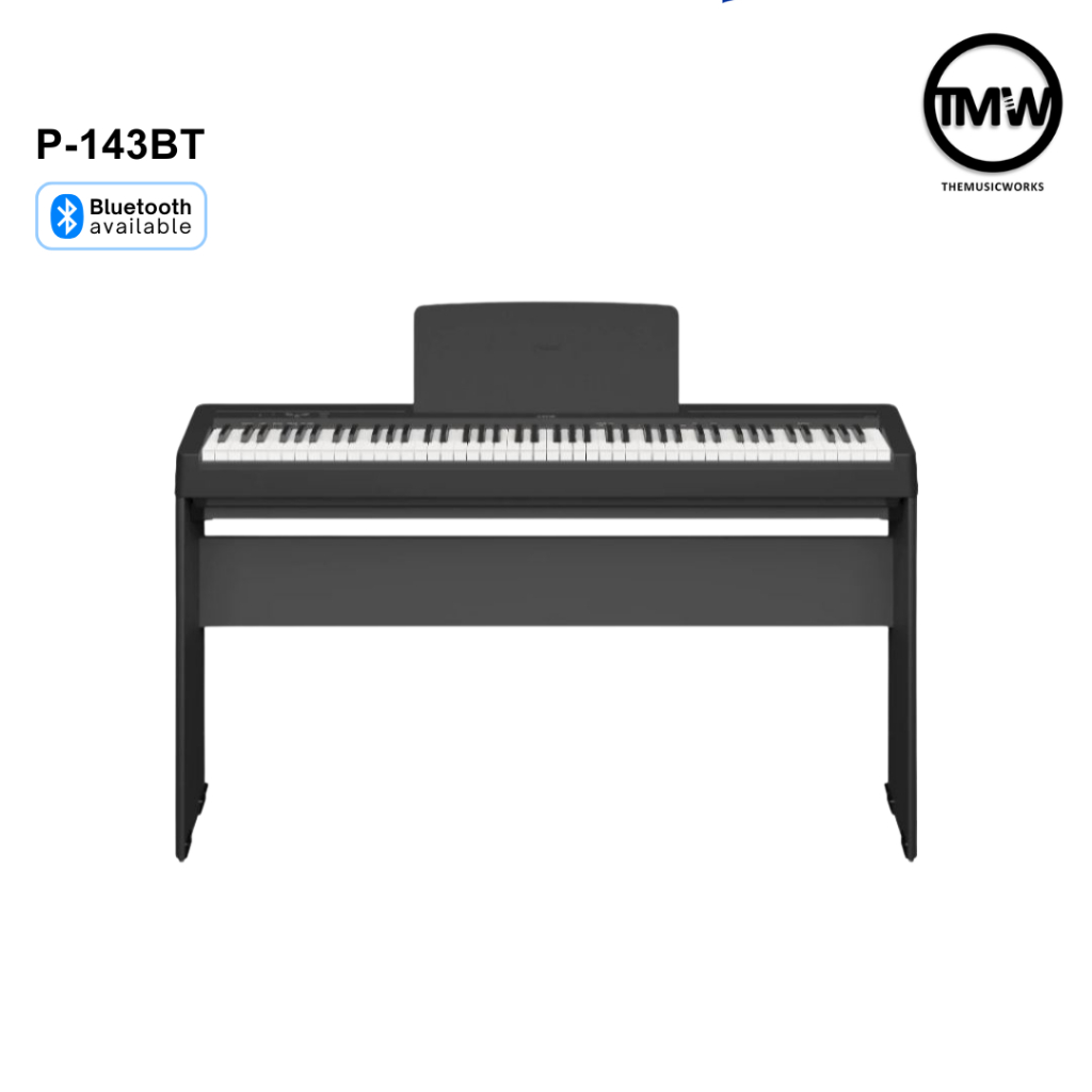 Yamaha P-143BT Portable Digital Piano 88 Weighted Keys Bluetooth