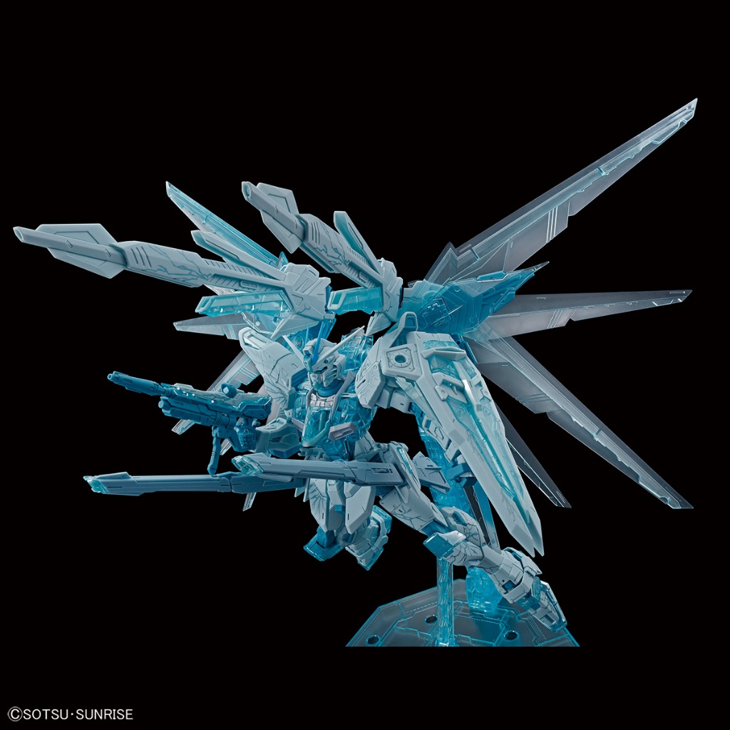 ●CROSS CONTRAST COLORS　2点セット MG Gundam CROSS CONTRAST COLORS Freedom Ver.2.0 CLEAR BLUE Justice