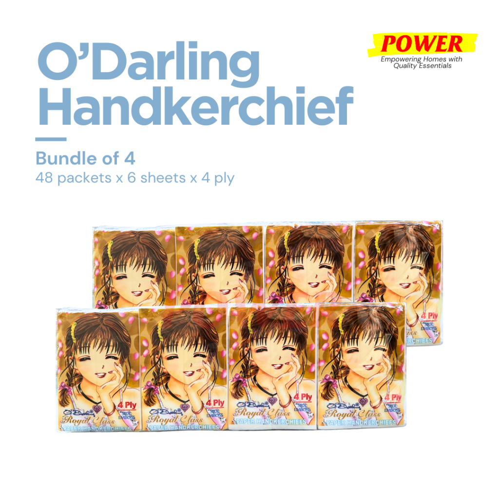 [Bundle of 4] O'Darling Mimiyan 4-Ply Thick Pocket Tissue Paper ...
