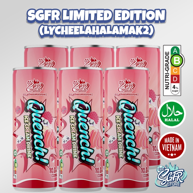 Quench Lychee New Flavour 🇸🇬 Pack of 6 | Ice Cream Drink Series by Alya ...