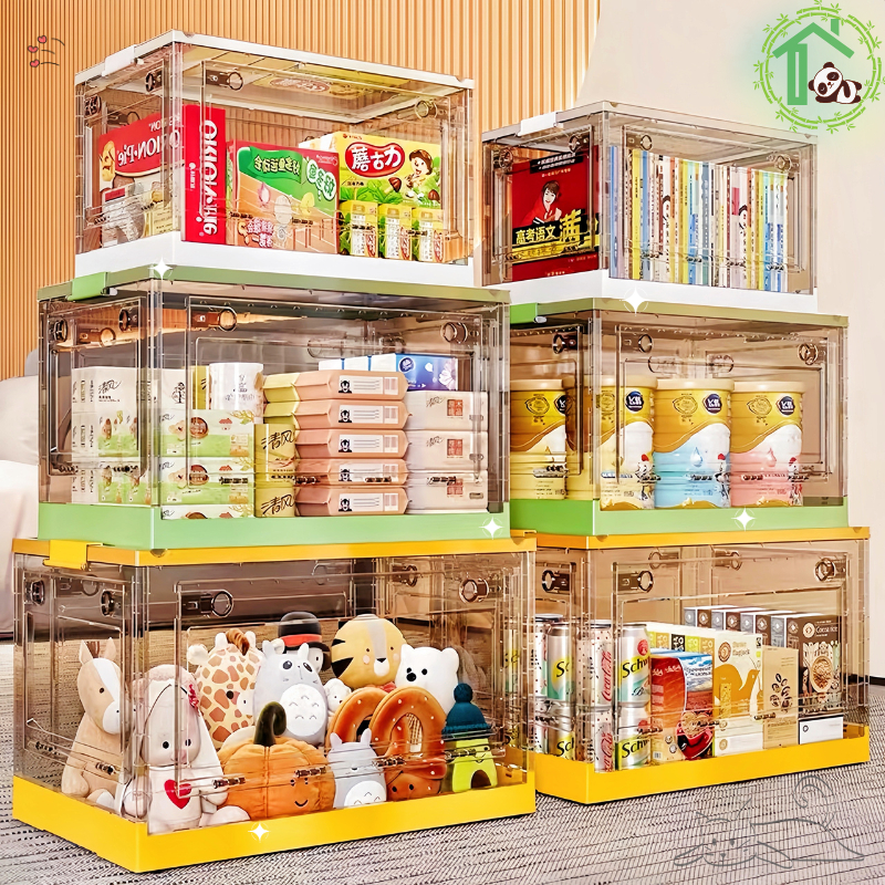 【TOP ONE】Foldable&Stackable&Transparent Storage Box Removable Storage ...