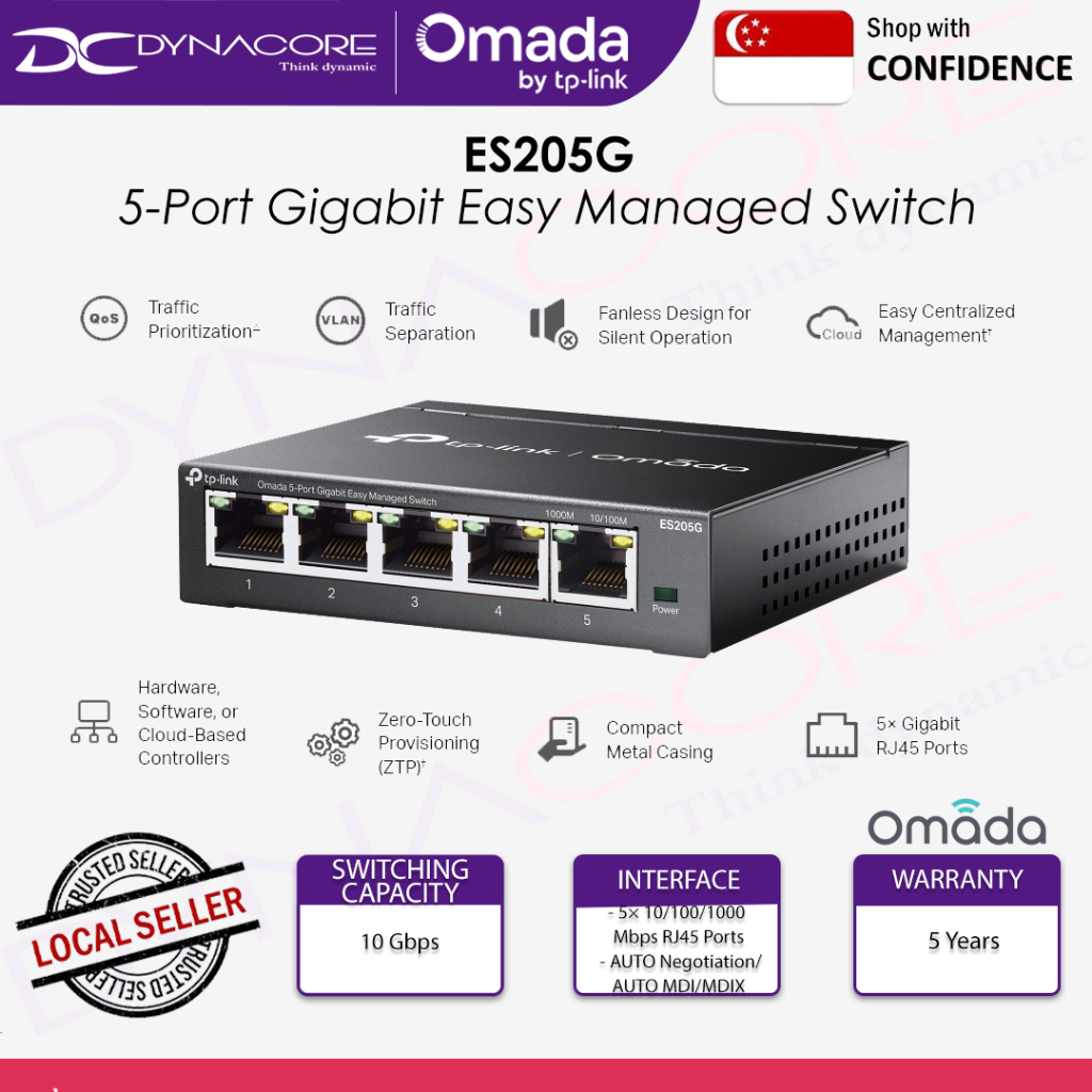DS105GE | Omada 5-Port Gigabit Easy Smart Switch | Türkiye
