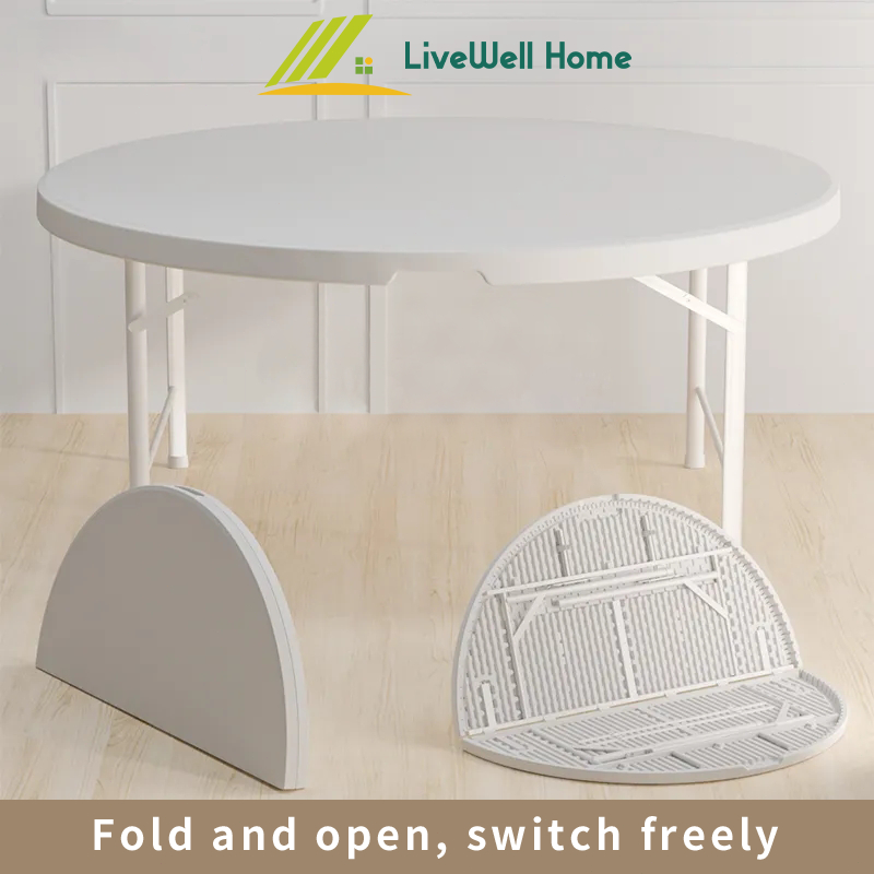Outdoor Folding Round Table | Foldable Table (80CM / 122CM) for Camping ...