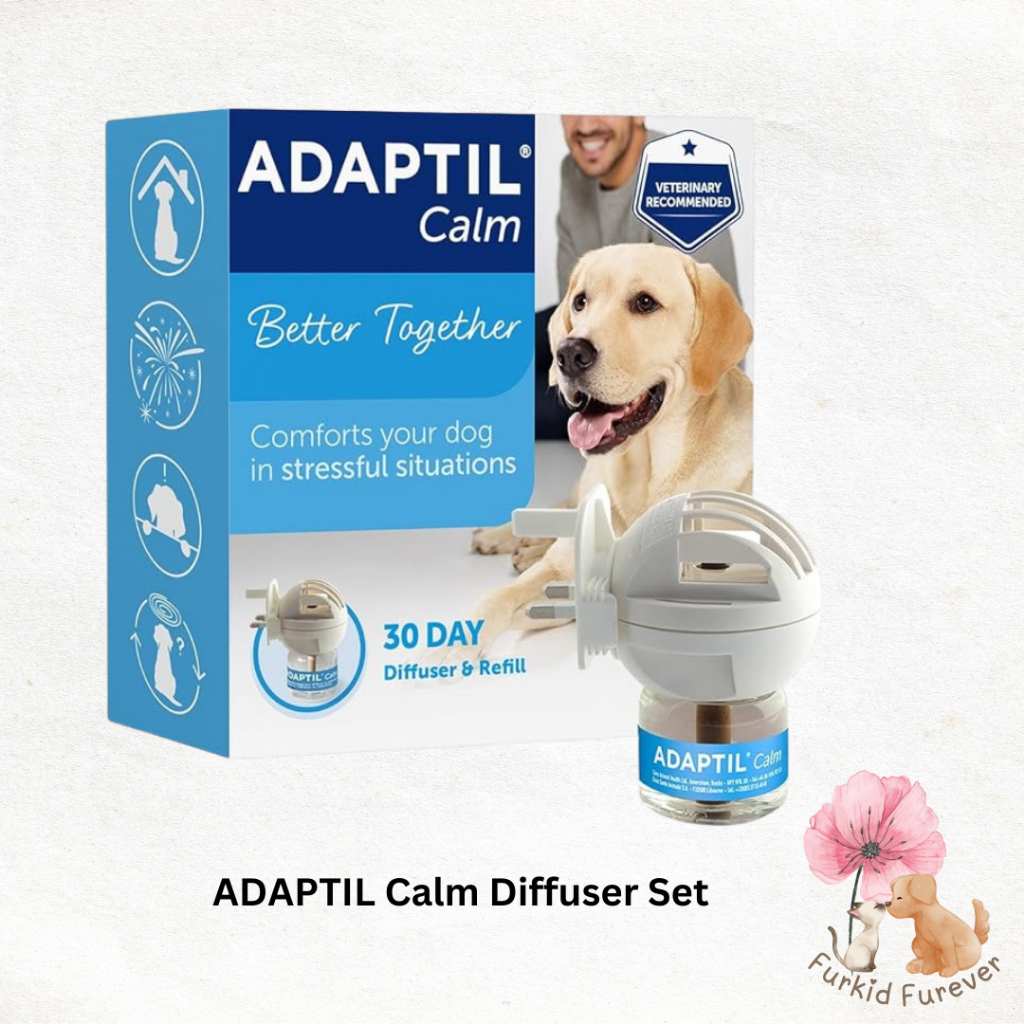 [For Dogs] ADAPTIL Calm Starter Kit - 1 Diffuser 3-pin Plug + 1 refill ...