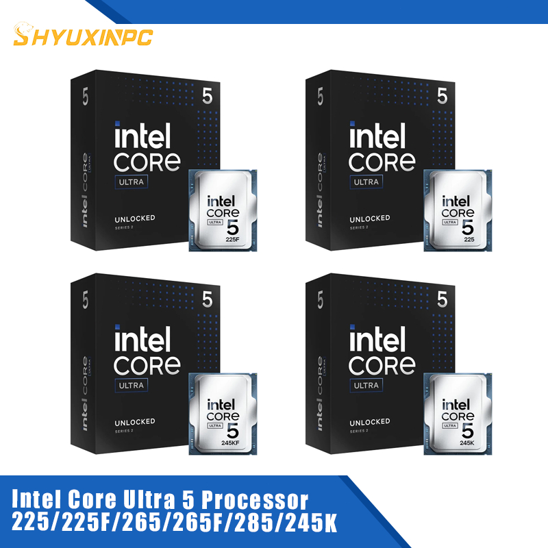 Intel Core Ultra 5 Processor 245K/245KF/225/225F 20M/24M Cache - Up to ...