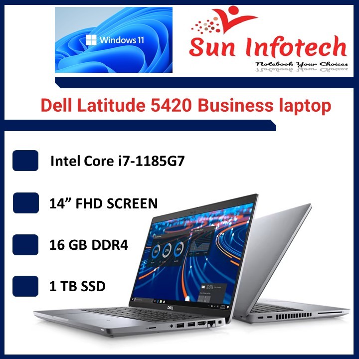 Dell Latitude 5420 Intel Core i7 16GB SDRAM DDR4 1TB SSD windows