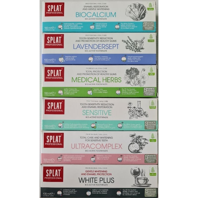 Splat Professional Oral Care Bio-Active Toothpaste 100 ml - Belovenia ...