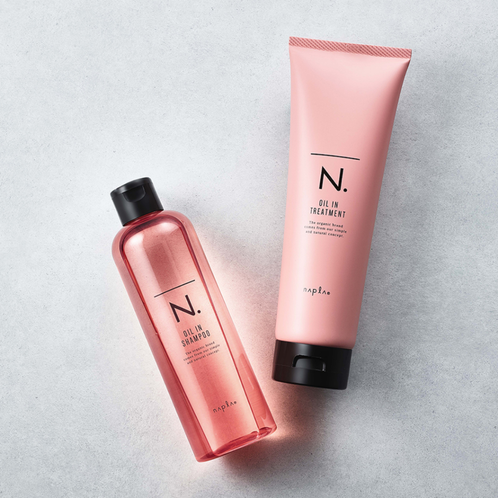 N.SHEA SHAMPOO ＆N.SHEA TREATMENT SMOOTH Napla N. Shea Shampoo & Treatment ,Smooth,moisture,oil in,Mini