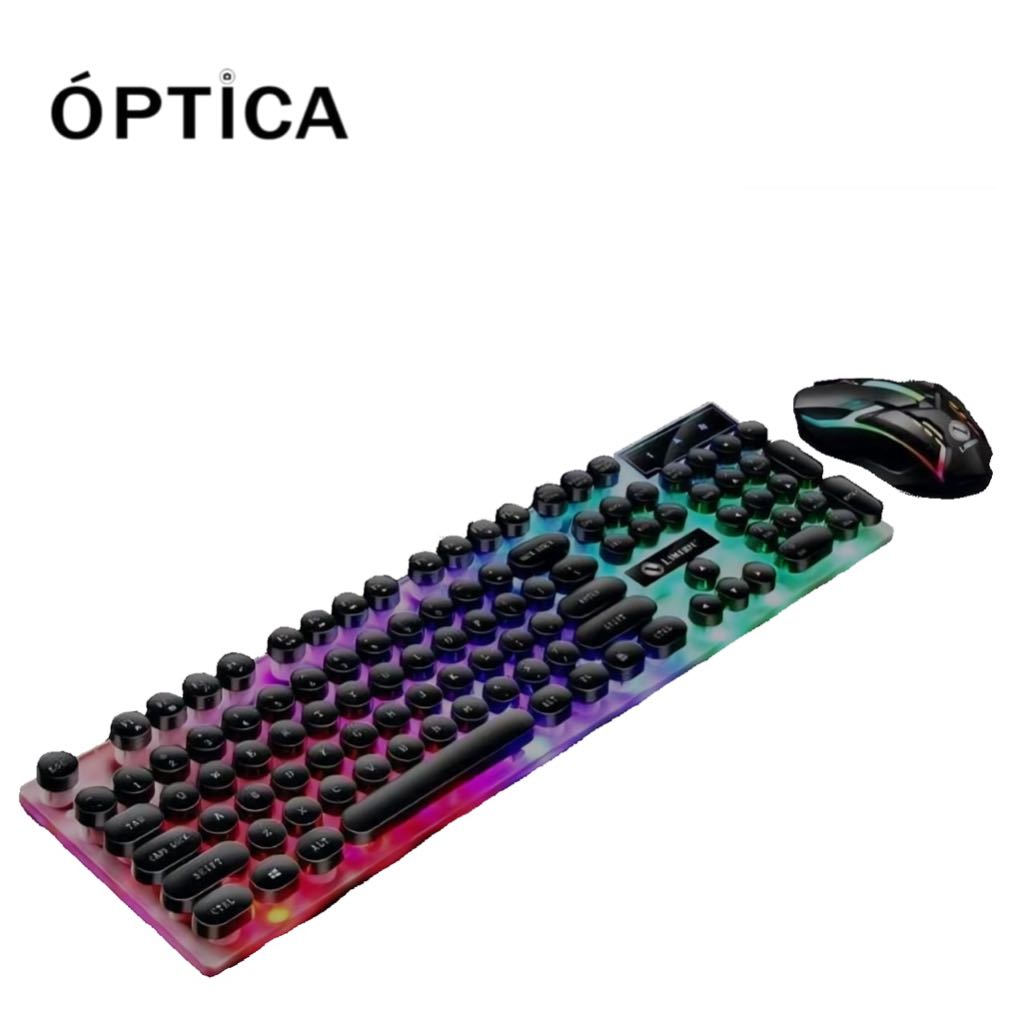 [SG In-Stock] Punk Style Mechanical Gaming Keyboard with 7 LED Back ...