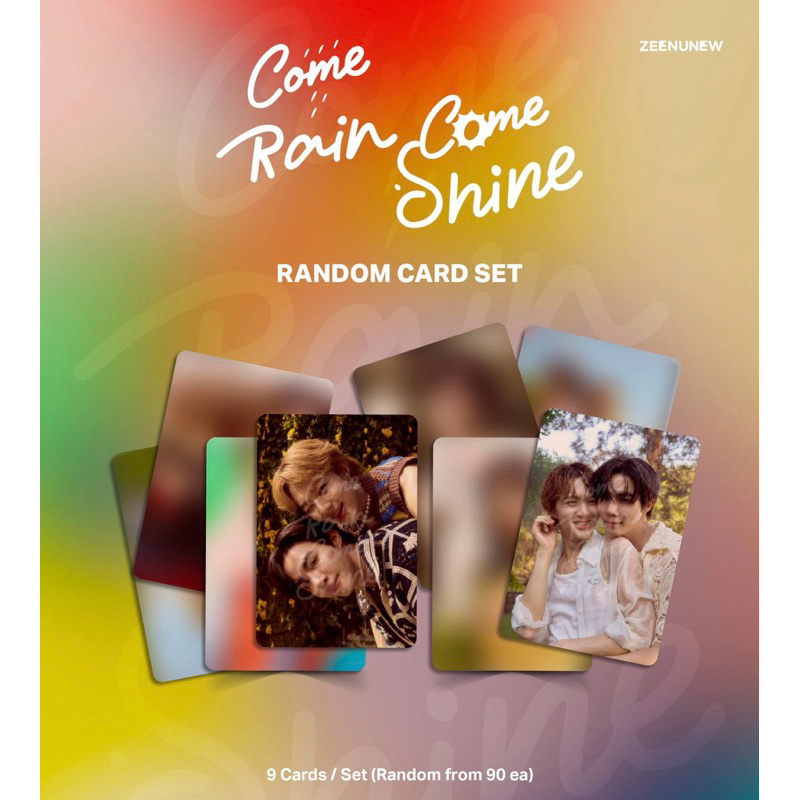 PREORDER】 ZEENUNEW 3RD PHOTOBOOK BOXSET COME RAIN COME