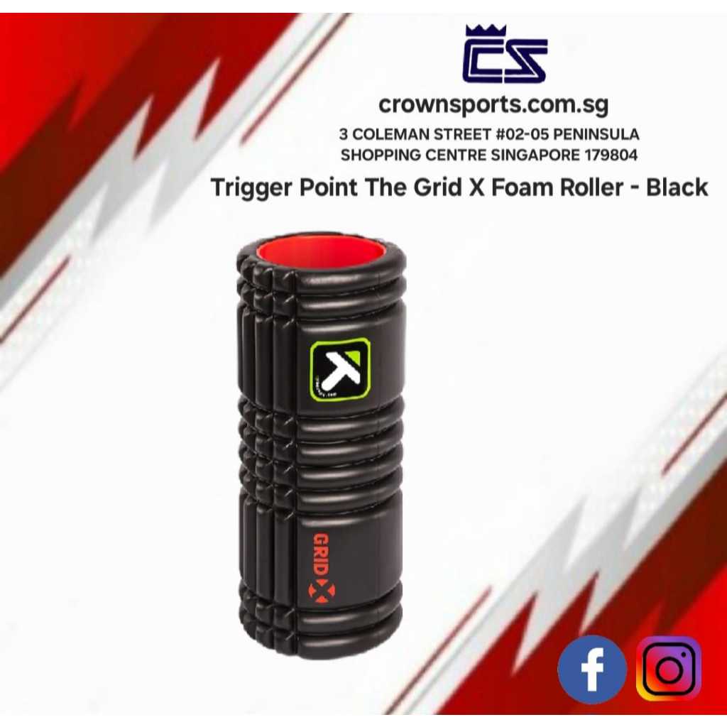 Trigger Point The Grid X Foam Roller - Black | Shopee Singapore