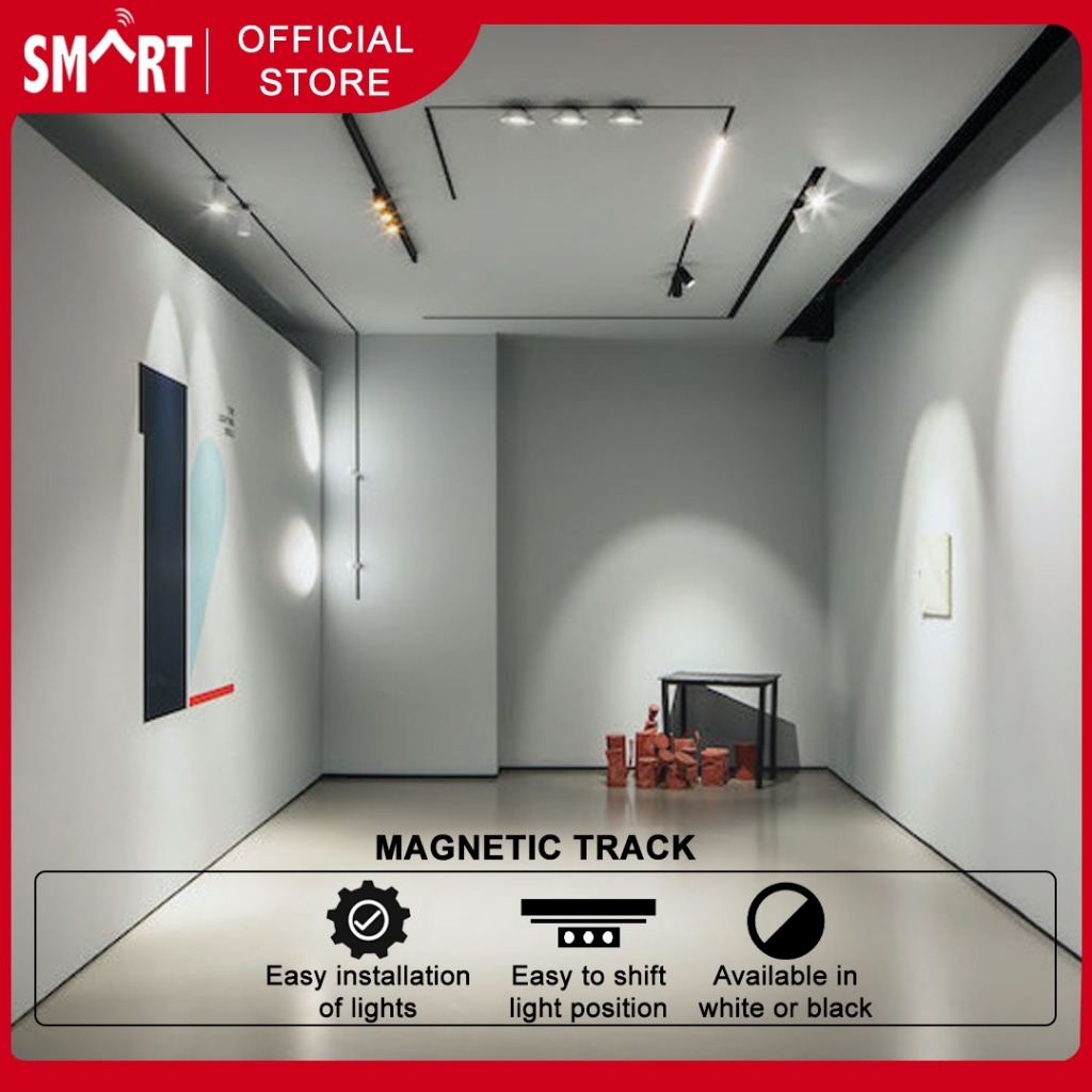 Magnetic Track Light 48V Low Voltage Lights Smart Control | Shopee ...