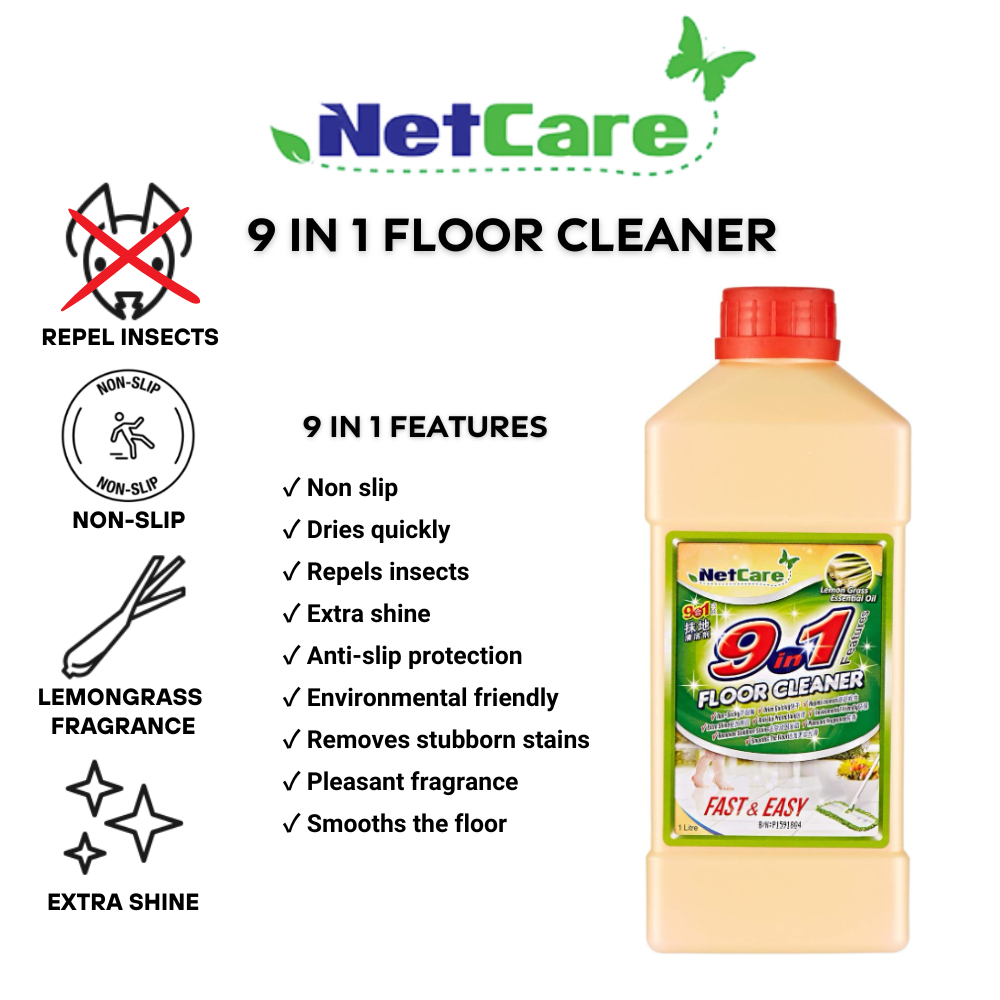 NETCARE 9 IN 1 FLOOR CLEANER 1L | Shopee Singapore