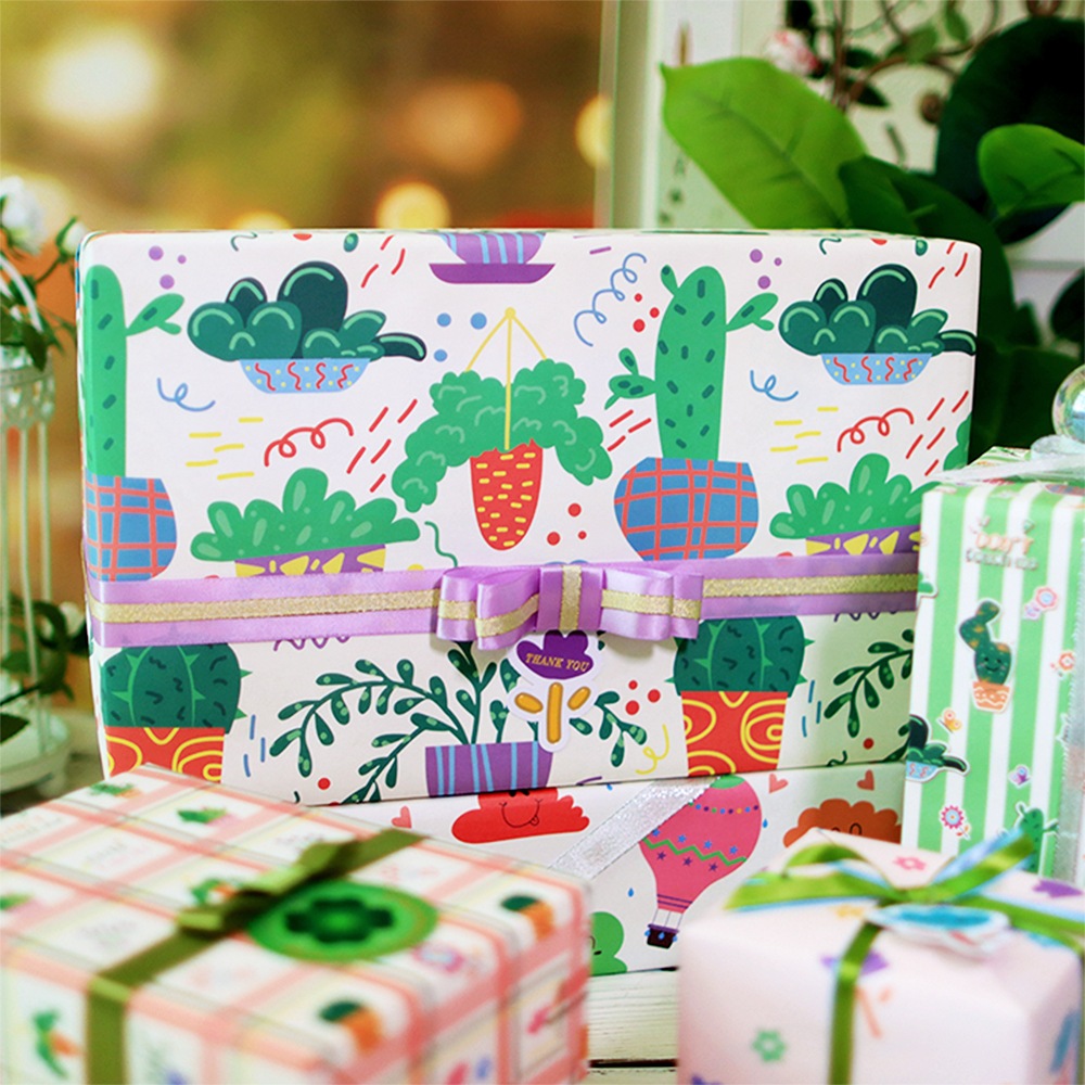[10 rolls] Fresh & Lovely [Secret Garden] DIY Gift Wrapping Paper ...