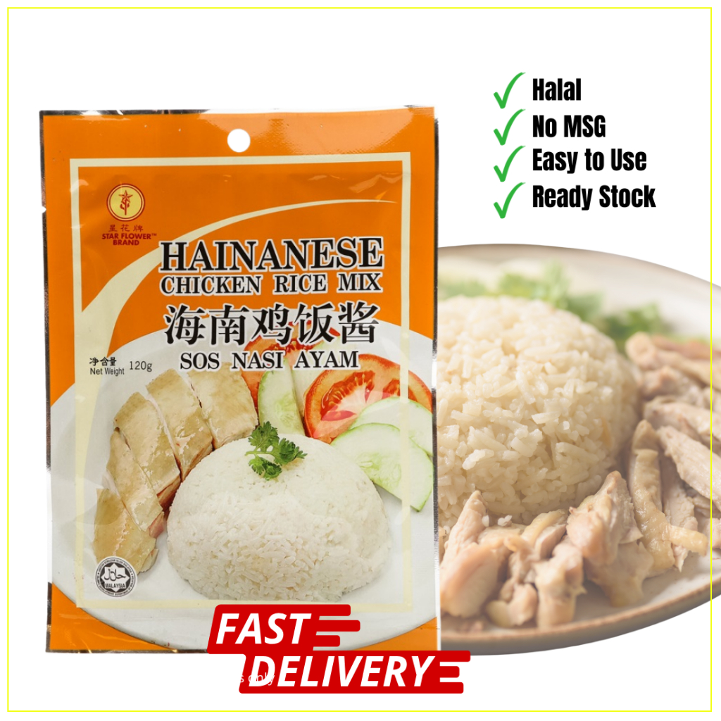 STAR FLOWER Hainanese Chicken Rice Sauce (100g) 星华 海南鸡饭酱 | Singapore ...