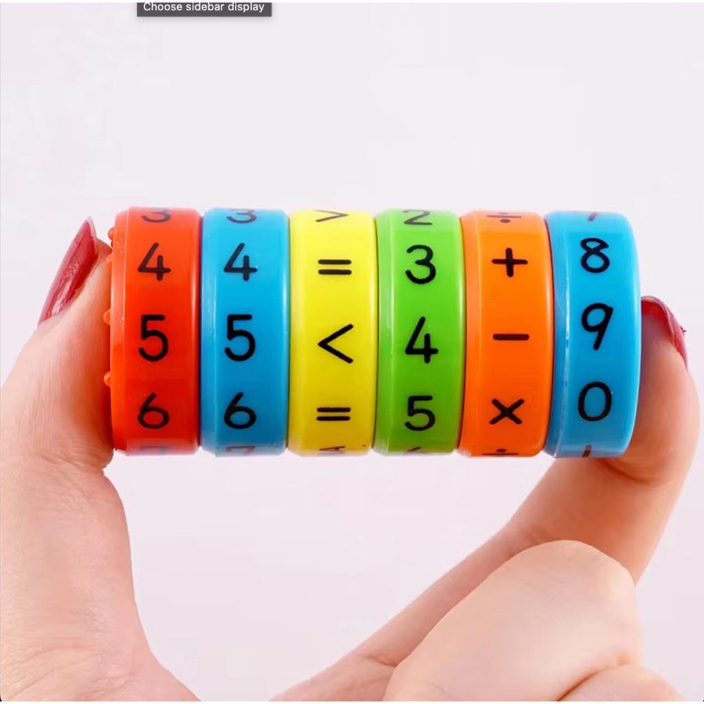 🇸🇬 SG Stock Mathematics Cube Puzzle Toy Magnetic Math fun toy Calculate ...