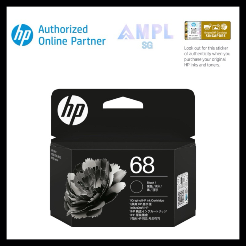 HP 68 Original Ink Cartridge | 7FP20TA HP 68 Tri-Color | 7FP22TA HP 68e Black | 7FP21TA HP 68 Black | HP 6130e 6530e