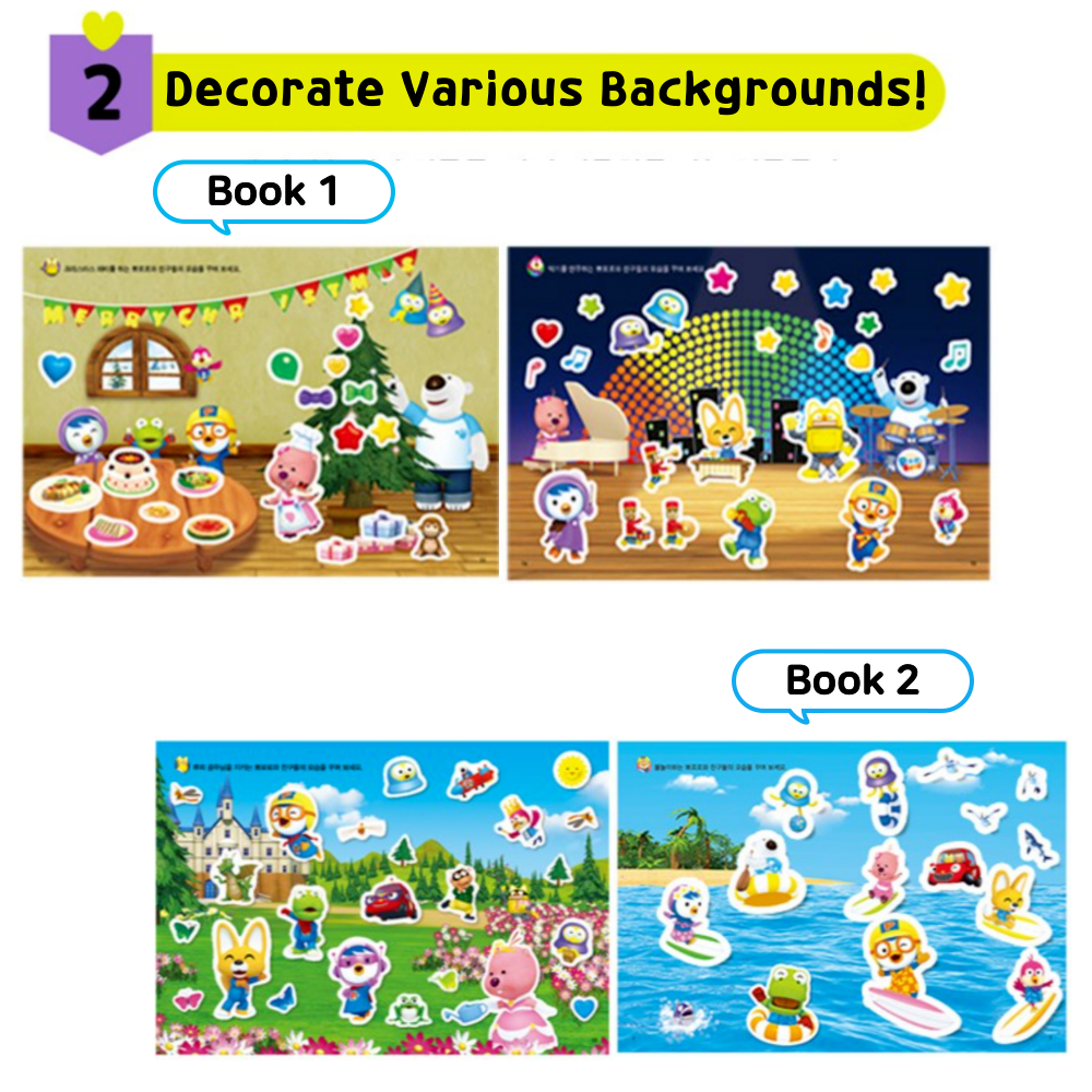 Pororo Sticker Book Pororo Sticker Diary Decoration Phone Laptop ...