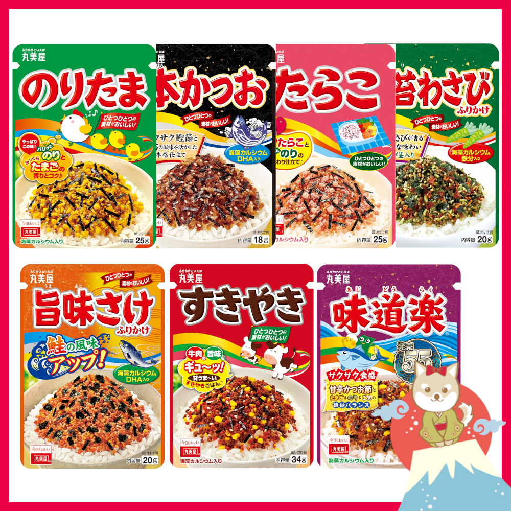 Marumiya Furikake Rice Seasoning Series1 / Nori & Egg / Aji-Doraku ...