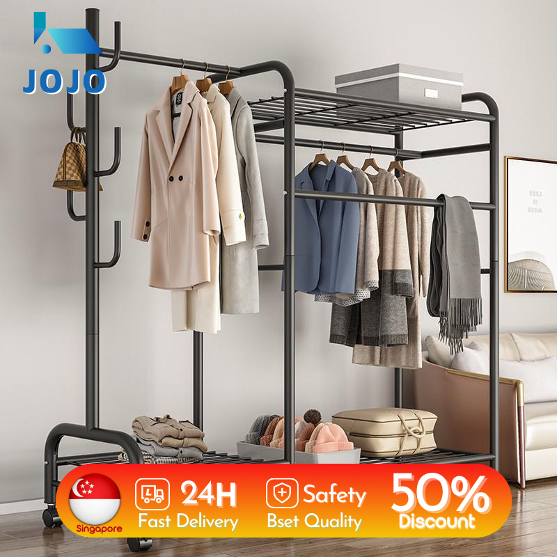 Clothes Drying Rack Multi-level Portable Clothes Hanging Racks Bedroom ...