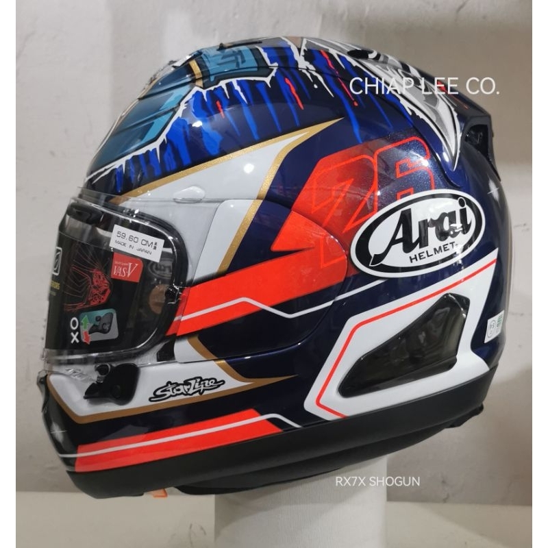 Arai RX7X PEDROSA SHOGUN (NEW) PSB APPROVED | Shopee Singapore
