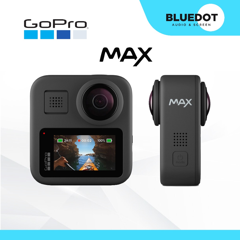 GoPro MAX 360 Action Camera (Waterproof + Stabilization) | CHDHZ-202-RX ...
