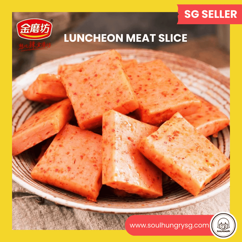 [SG SELLER] Luncheon Meat Snack Slice | Mix & Match BBQ / Spicy | 10pcs ...