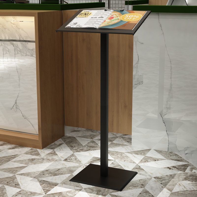 Ready-to-stock menu rack, a menu rack that can be placed at the ...