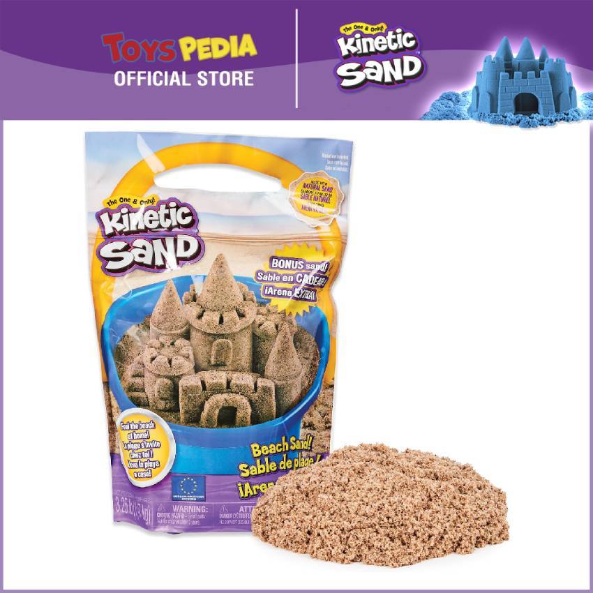 Kinetic Sand The Original Moldable Play Sand 3.25lbs Beach Sand Sensory Toys for Kids Ages 3 and up Shopee Singapore