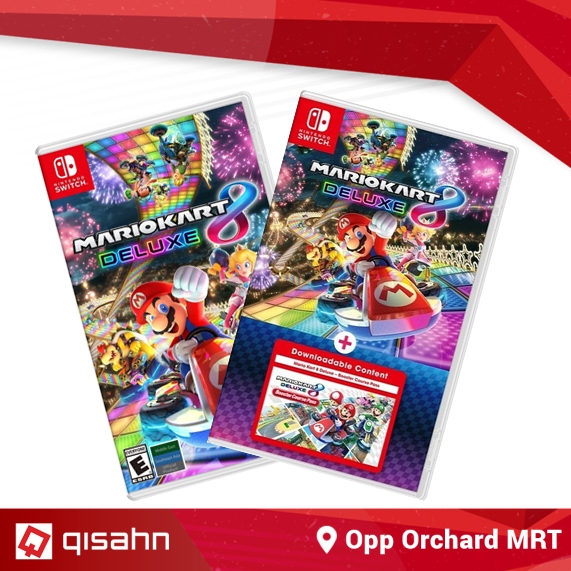 Mario Kart 8 Deluxe or Booster + DLC Expansion - Nintendo Switch