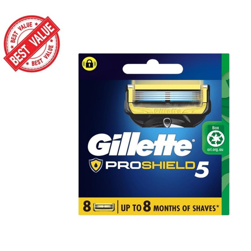 Gillette Fusion ProShield Razor Cartridges Refill, (8s) | Shopee Singapore