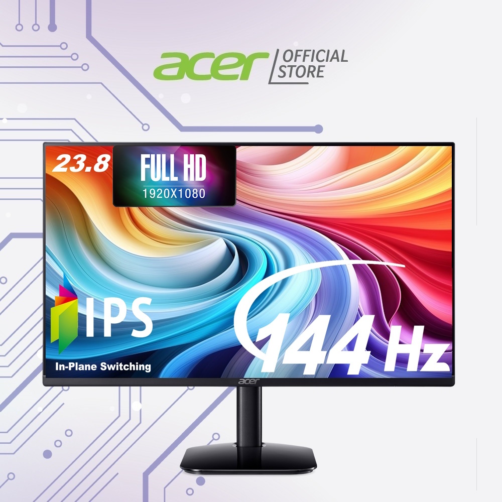 [New 144Hz Best Selling Monitor] Acer KA242Y P6 24-Inch FHD IPS Monitor ...