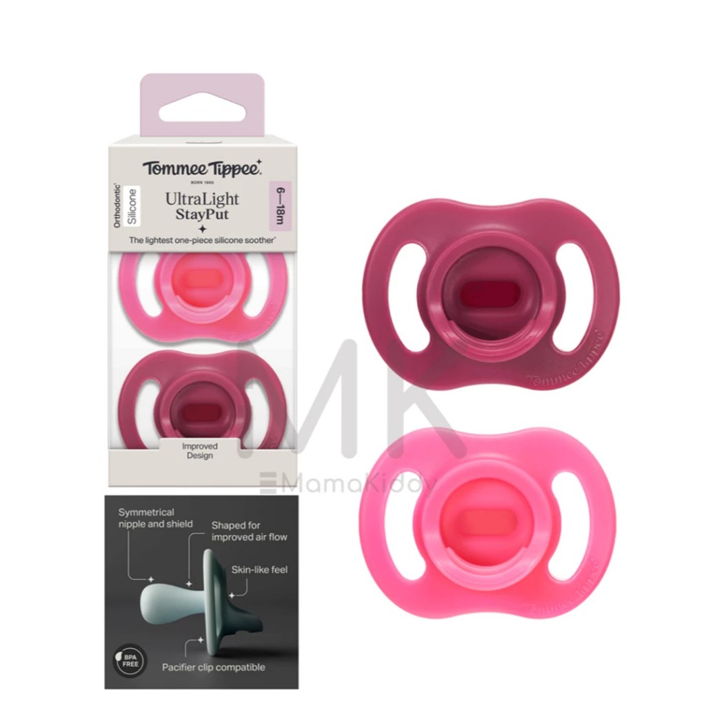 Tommee Tippee Ultra-Light Silicone Baby Soother Puting 0-6m