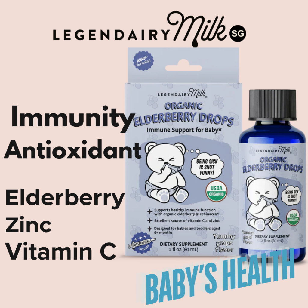 Legendairy Milk - Elderberry Drops for Baby and Toddler (Organic ...