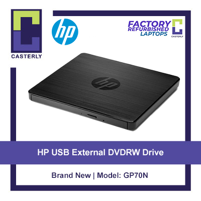 [Brand New With Box] HP USB External DVDRW Drive / Model GP70N ...
