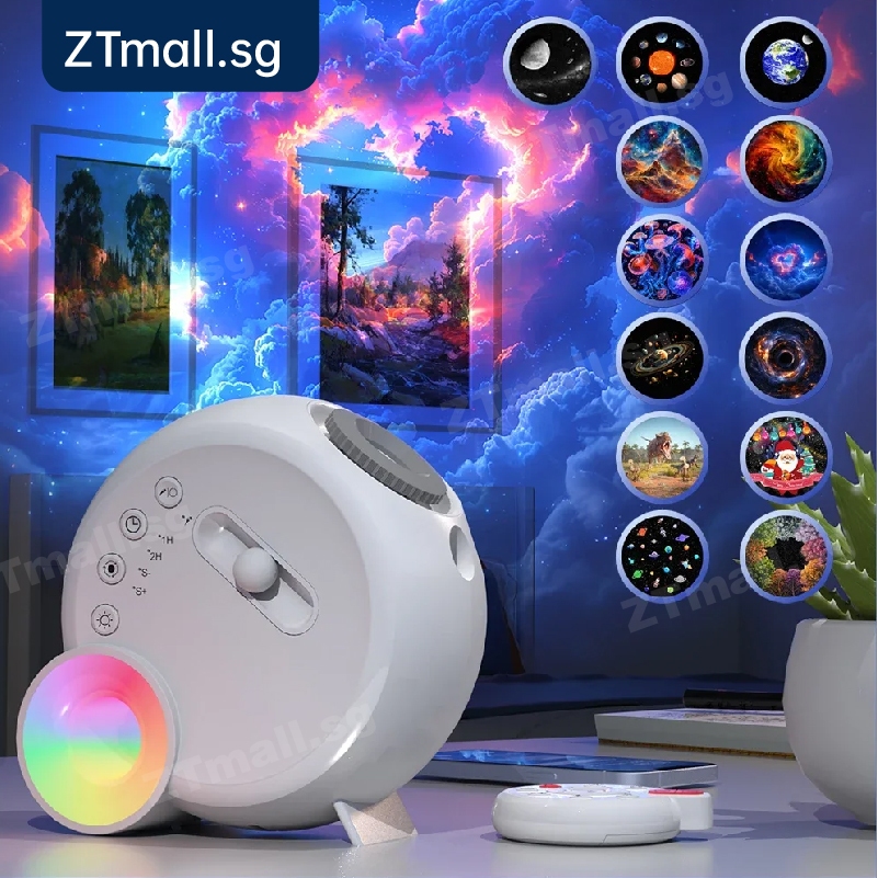 Oiex Star Galaxy Projector Night Light - Bluetooth, For Bedroom Ceiling