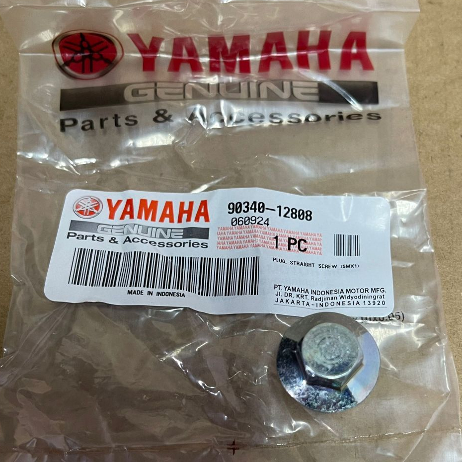 ORIGINAL YAMAHA AEROX155 XMAX300 NMAX R3 OIL NUT PLUG/STRAIGHT