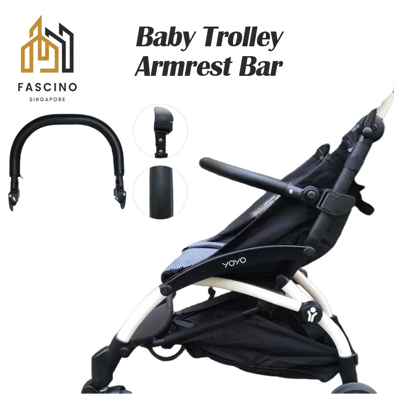【SG】Baby Trolley Armrest Bar Bumper Handlebar Stroller Extension ...