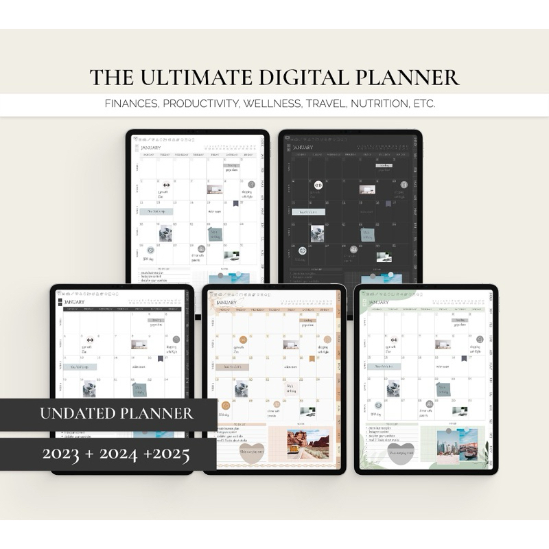 Digital Planner 2023 2024 2025, GoodNotes Planner, iPad Planner, Daily ...