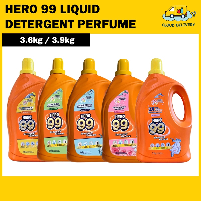 HERO 99 Liquid Detergent Perfume 3.6kg / 3.9kg | Shopee Singapore