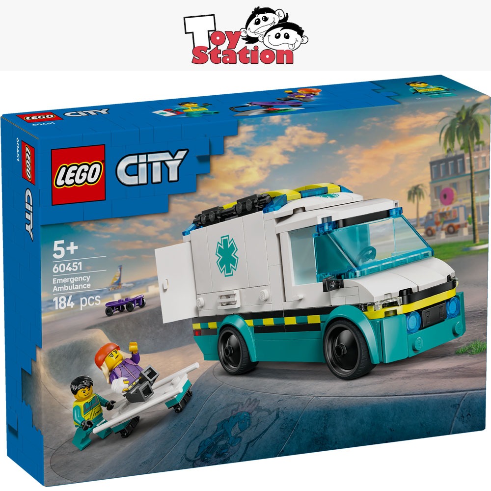 LEGO City Great Vehicles 60451 Emergency Ambulance Shopee Singapore