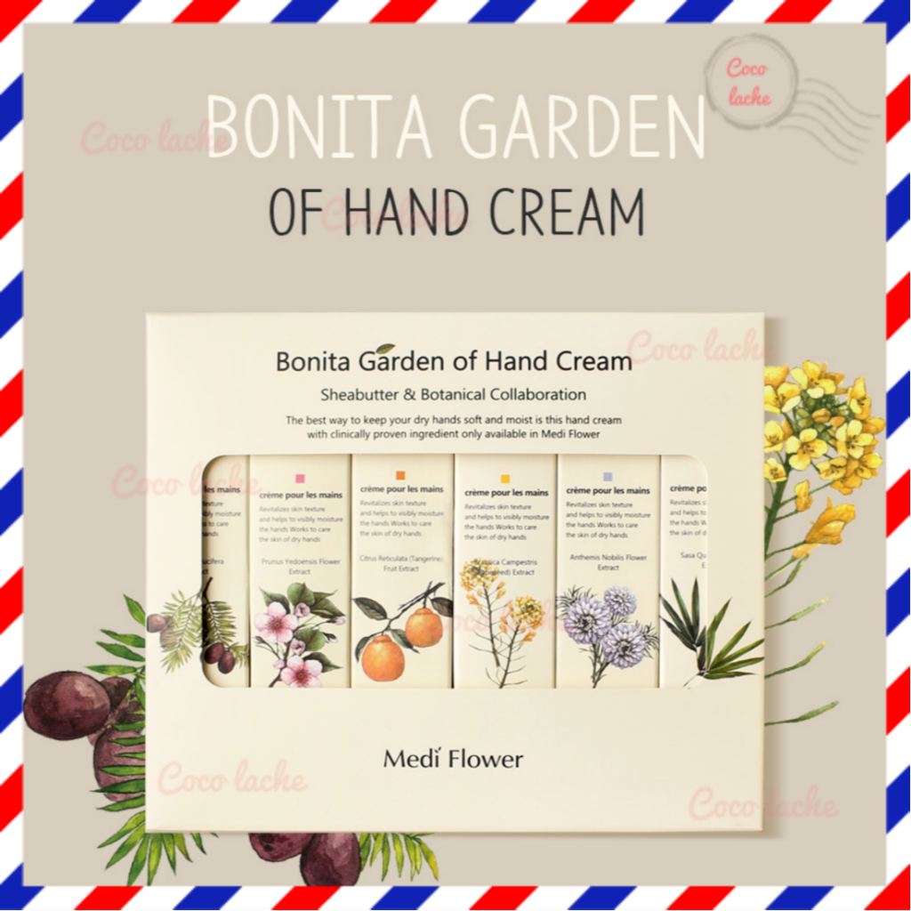 Korea Medi Flower Jeju Classic Fragrance Hand Cream Gift Set 75ml*6pcs ...