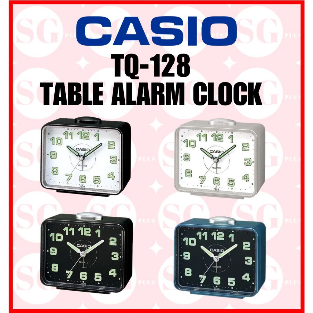 Casio TQ-218 Table Alarm Clock | Shopee Singapore