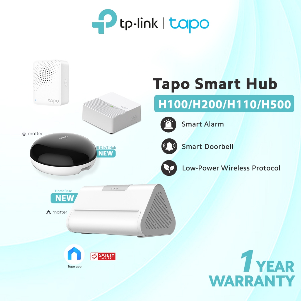 TP-Link Smart Hub Tapo with Chime H100/H200/H110/H500 (Works with