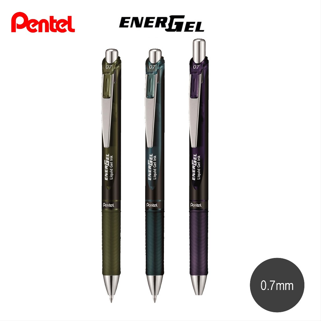 Pentel EnerGel BL77 - bolígrafos de tinta de gel XM con punta retráctil