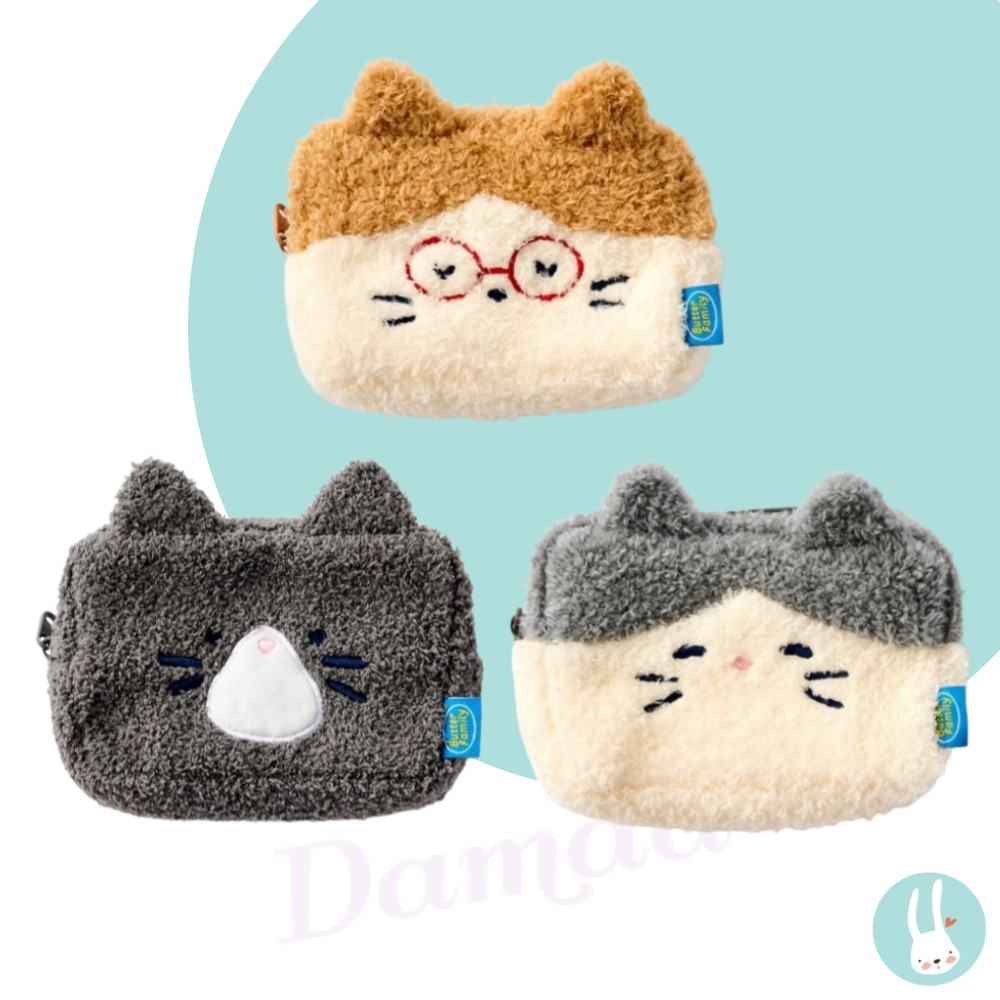 BUTTER Family Shop Square Pouch S 4 Types Cosmetics Pouch | Shopee ...