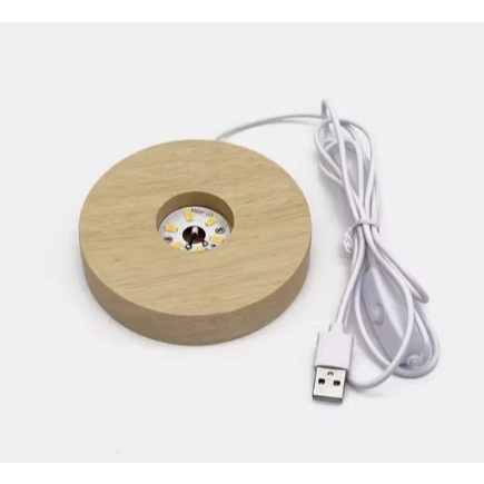 LED Light Base 1m USB cable with Switch (Warm White & Cool White ...