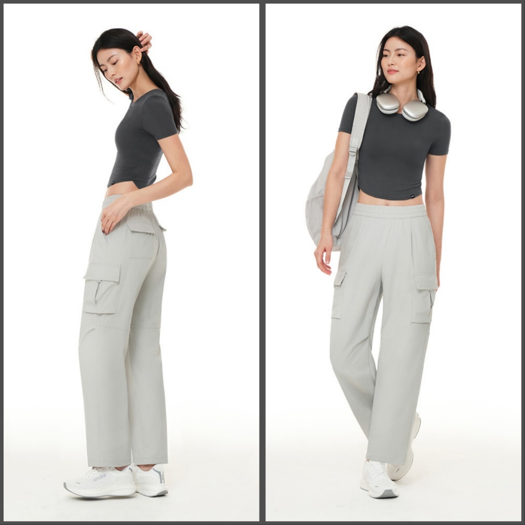 ANDAR] AIRST Two-Way Cargo Pants Women Clothes | korea style