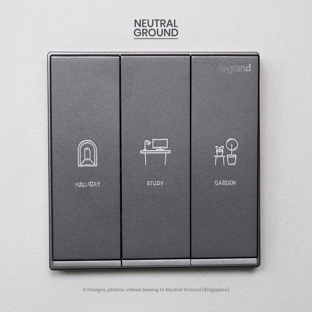[SG Original] Home Rooms Spaces Areas Switch Label Sticker – Premium ...