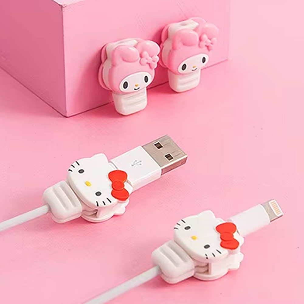 Sanrio Cable Protection Cap Protector Charging Cable Protection Hello ...